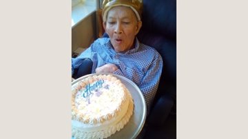 Manchester Resident enjoys a very special surprise birthday party